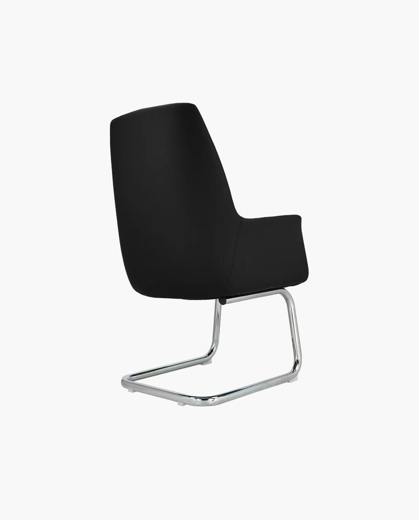 BRIGGS -MB-C - Bow Leg Leather Office Chair