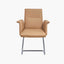 BAUNO -MB-C - Bow Leg Leather Office Chair