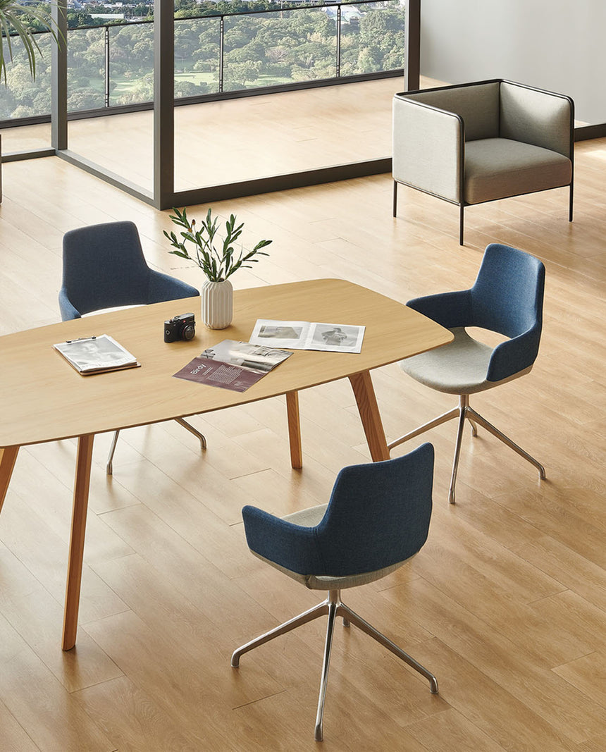 BLINE COMPACT - Designer PP Meeting Chair