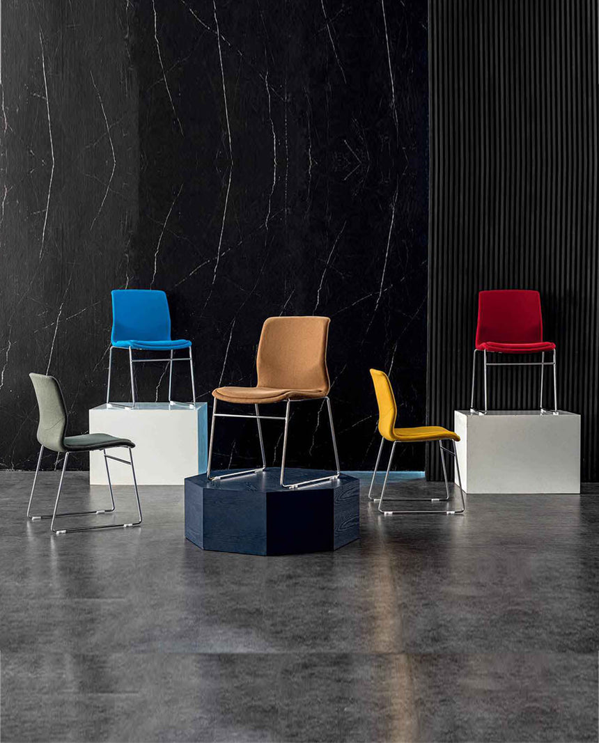 BLINE COMPACT - Designer PP Meeting Chair