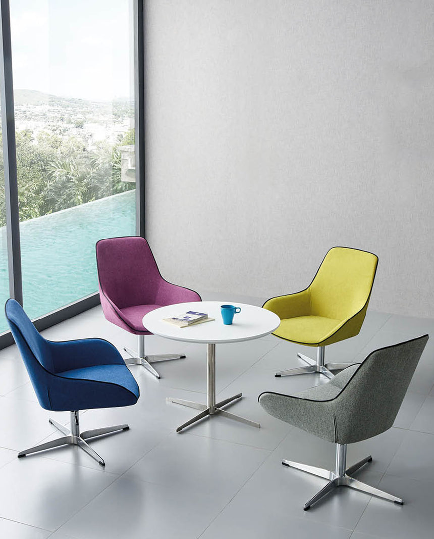 BLINE COMPACT - Designer PP Meeting Chair