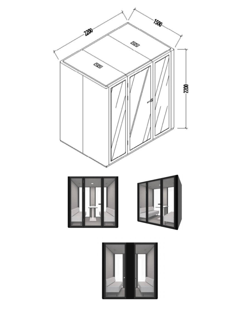 TelePOD Duo-L(1500) - Phonebooth