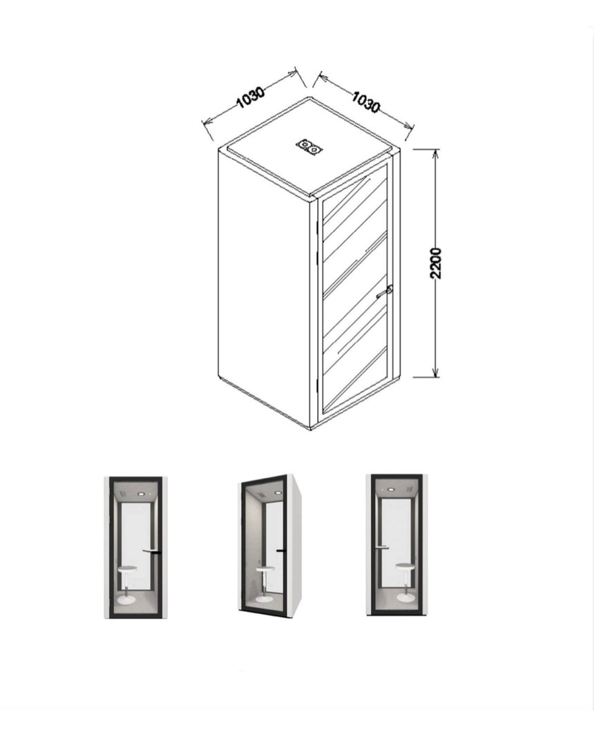 TelePOD Mono(1030) - Phonebooth