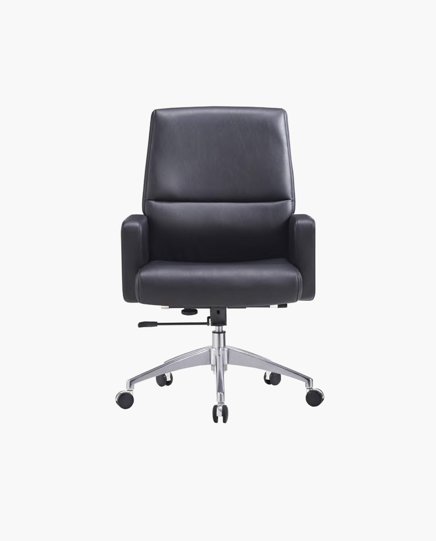 BRETT - High/Mid Back Leather Office Chair