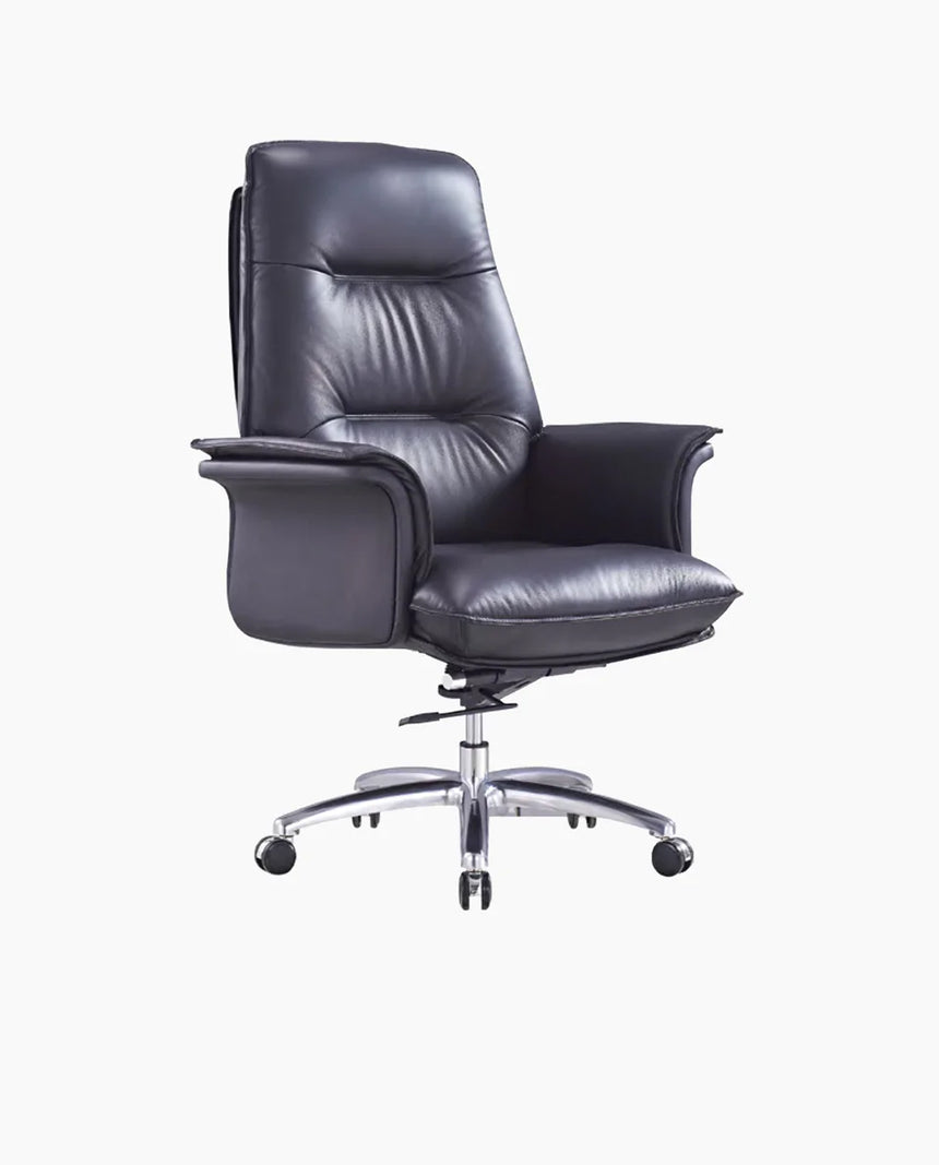 BEAM HB - High Back Leather Meeting Chair