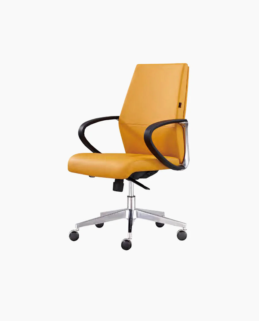 BEAM HB - High Back Leather Meeting Chair