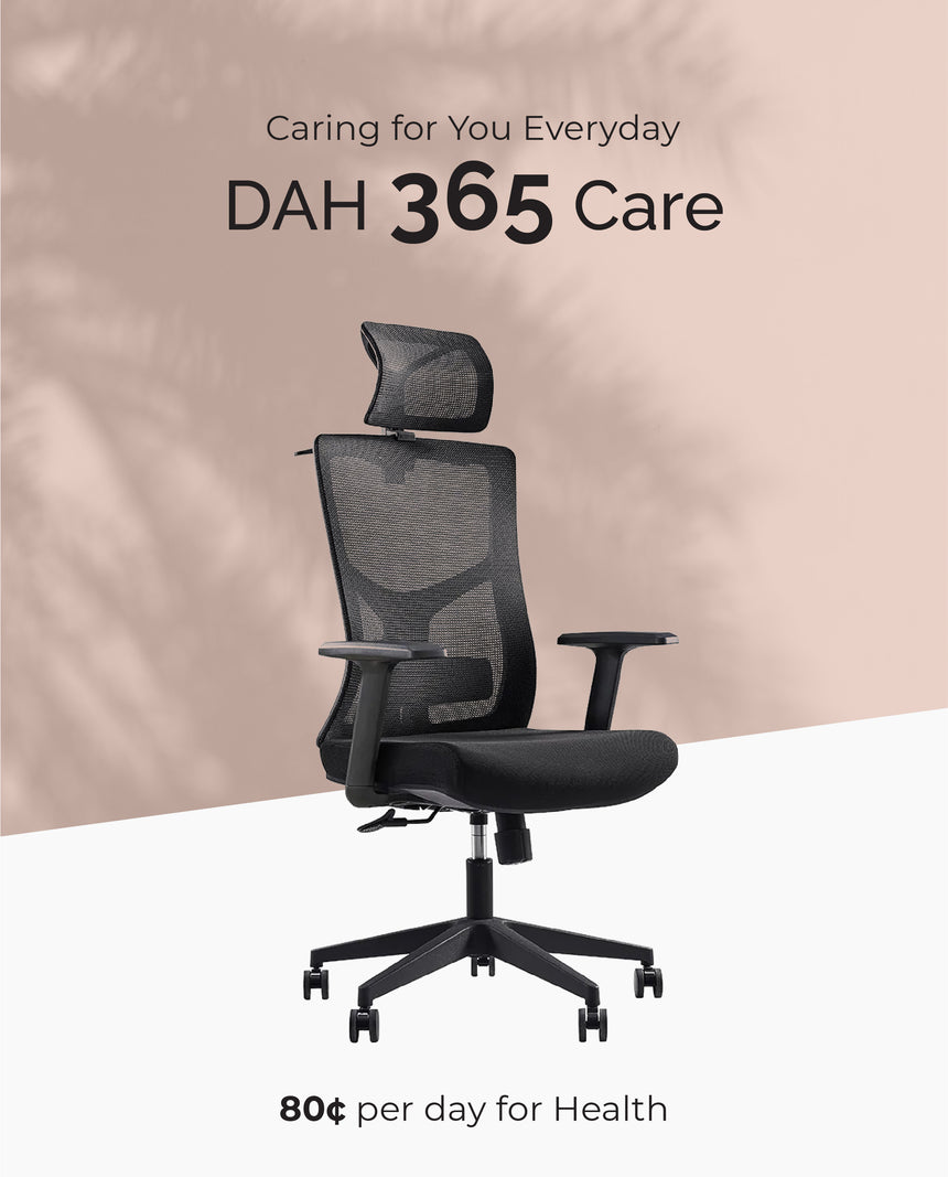 (DAH 365 Care) BRAVO - Mid/High Back Mesh Office Chair