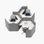 NATRO Hexagon Work Desk