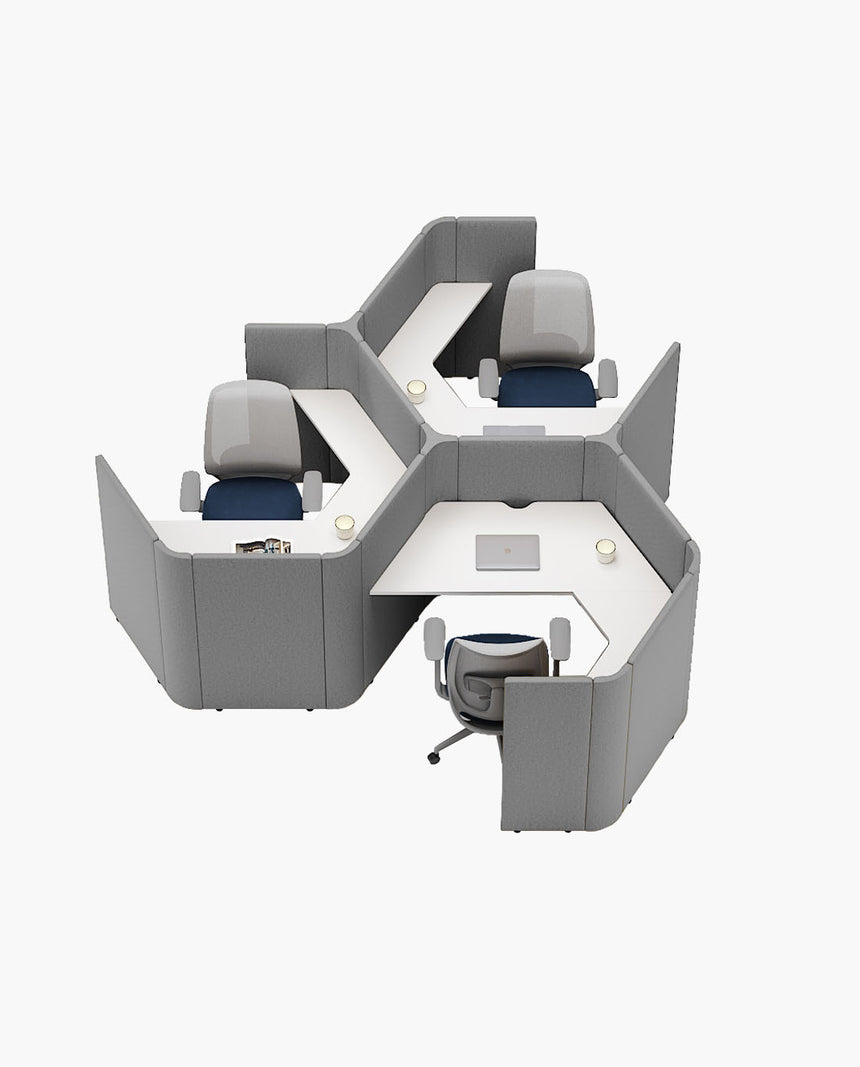 NATRO Hexagon Work Desk