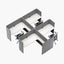 NATRO Cross Work Desk