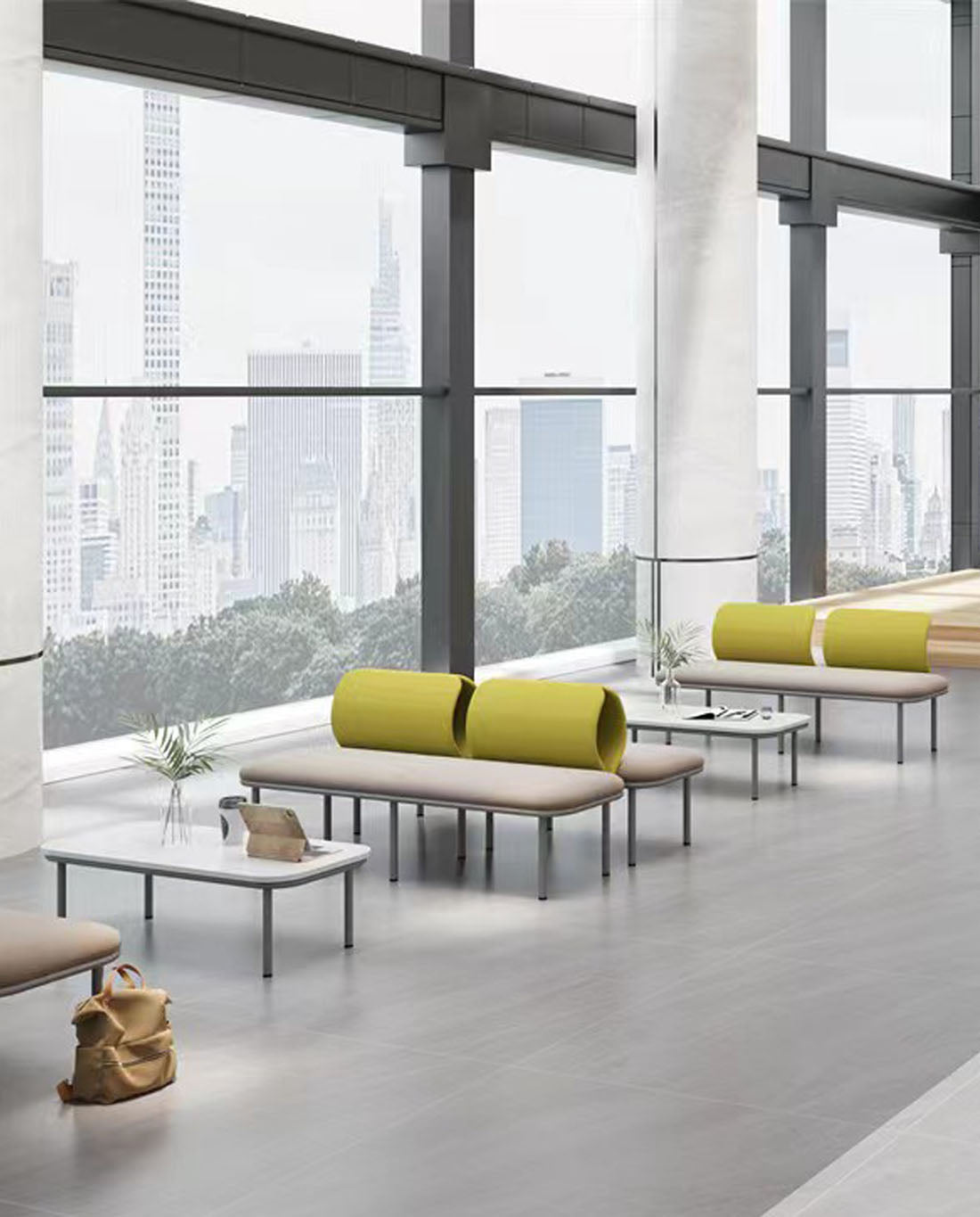 YABA - PU Bench - D'Arte Haus | Singapore Office Furniture