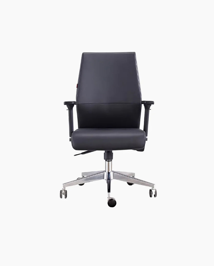 BILL - Mid Back Leather Office Chair